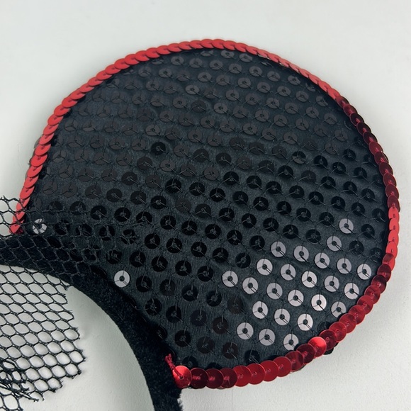 Disney Minnie Mouse feather veil mouse hears headband - Picture 4 of 6